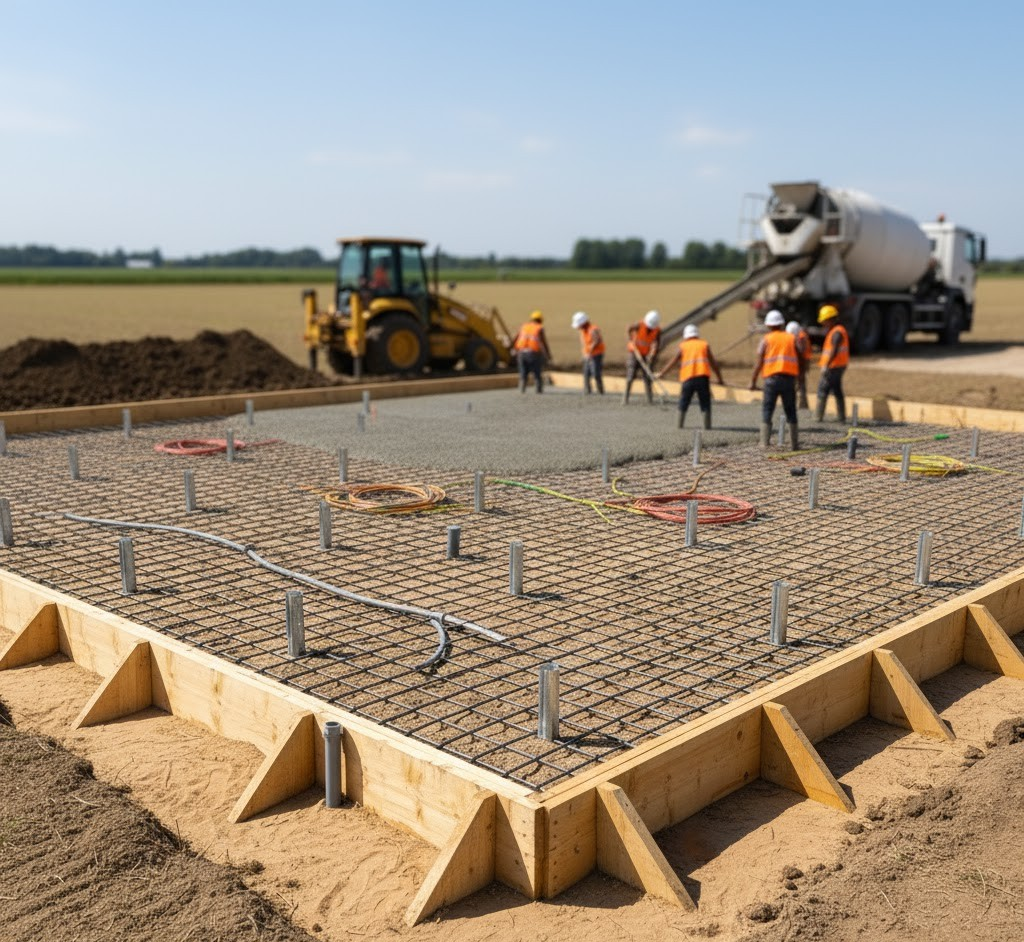 Colado de la cimentación